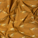 Dabu Hand Block Bird Print Fabric