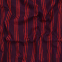 Red Wooden Block Stripes Premium Cotton Fabric Online