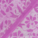 Pink Wooden Block Floral Printed Best Cotton Fabric Online