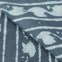 Wooden Block Stripes Printed Cotton Running Fabric Online