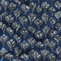 Blue Floral Print Best Cotton Fabric Online