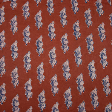 Hand Block Printed Cotton Dabu Print Fabric