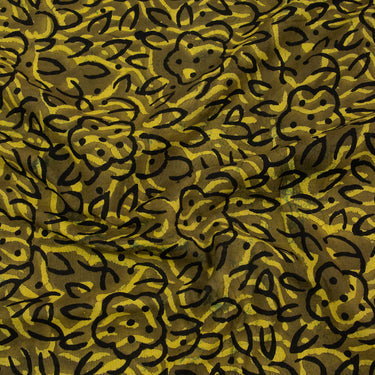 Handmade Natural Dyed Floral Dabu Print Fabric Online