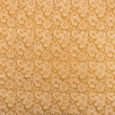 Dabu Hand Block Floral Printed Soft Cotton Fabric