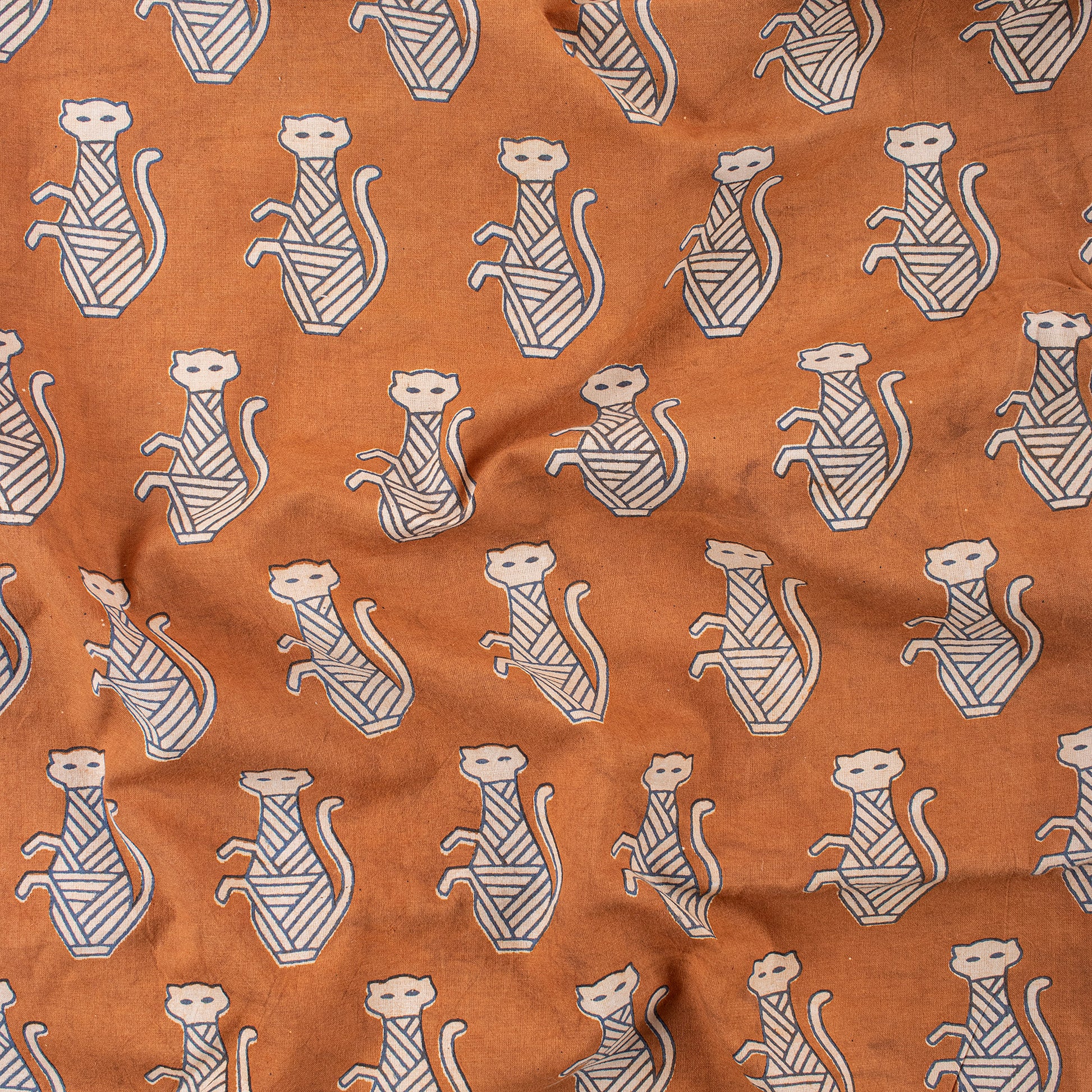 Dabu Hand Block Printed Soft Cotton Fabric