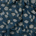 Discharge Cotton Indigo Block Printed Material