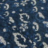 Blue Floral Dabu Print Fabric For Dress Online