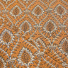 Premium Yellow Floral Dabu Print Cotton Fabric For Dress Online