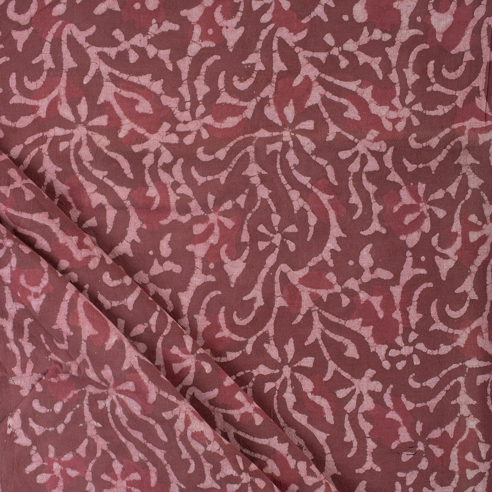 Dabu Cotton Flower Printed Fabric