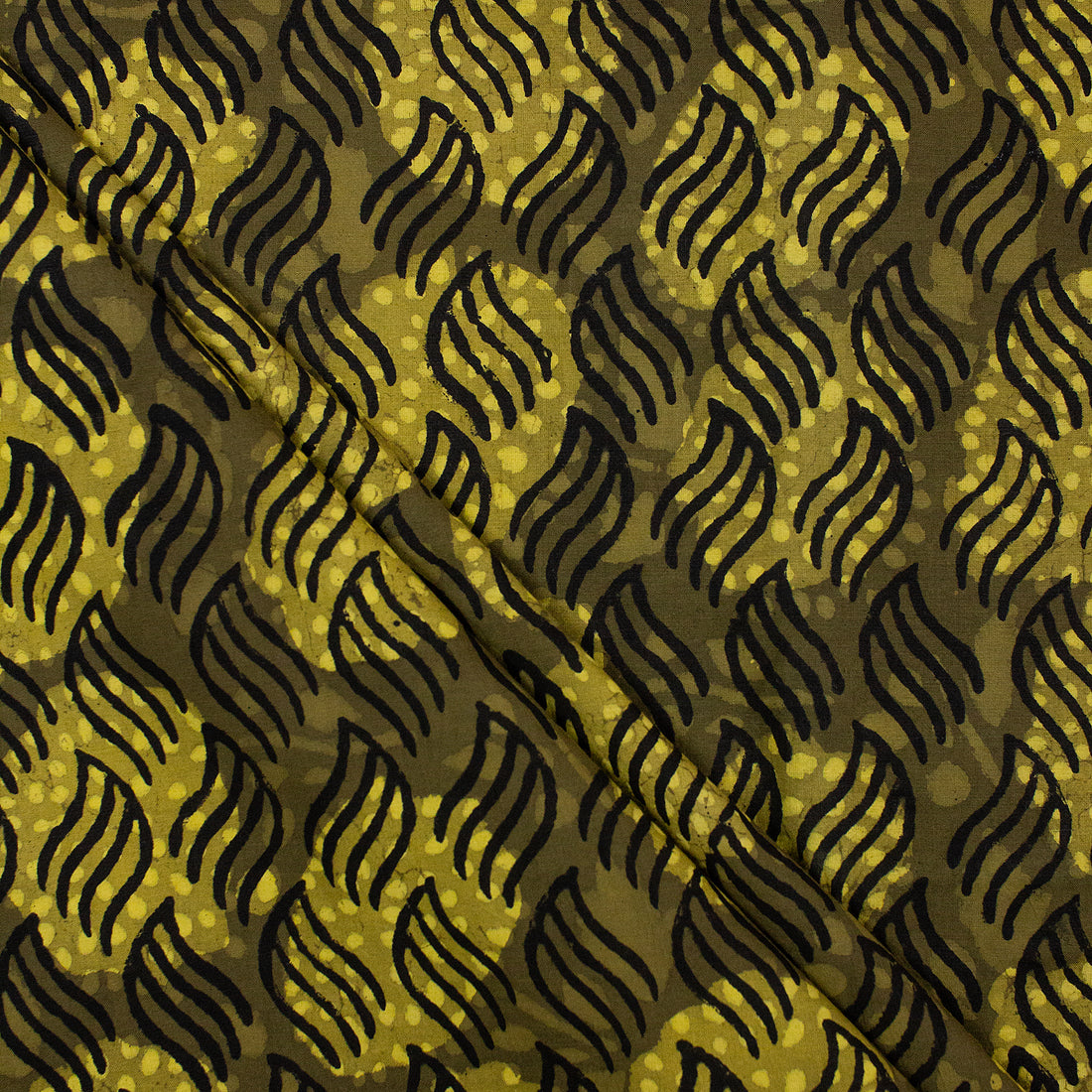 Hand Block Dabu Print Fabric