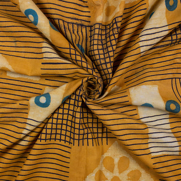 Handmade 100% Pure Cotton Dabu Print Fabric