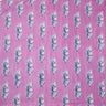 Indigo Block Printed Discharge Cotton Fabric