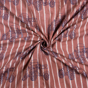 Hand Block Soft Cotton Dabu Print Fabric