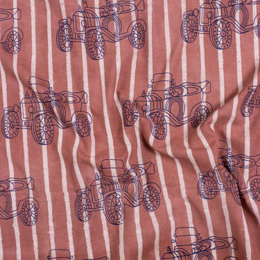 Hand Block Soft Cotton Dabu Print Fabric