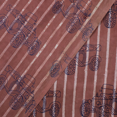 Hand Block Soft Cotton Dabu Print Fabric