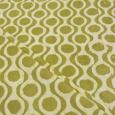 Premium Cotton Fabric Geometrical Print Soft For Dress Online