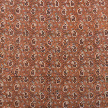 Dabu Hand Block Paisley Printed Soft Cotton fabric