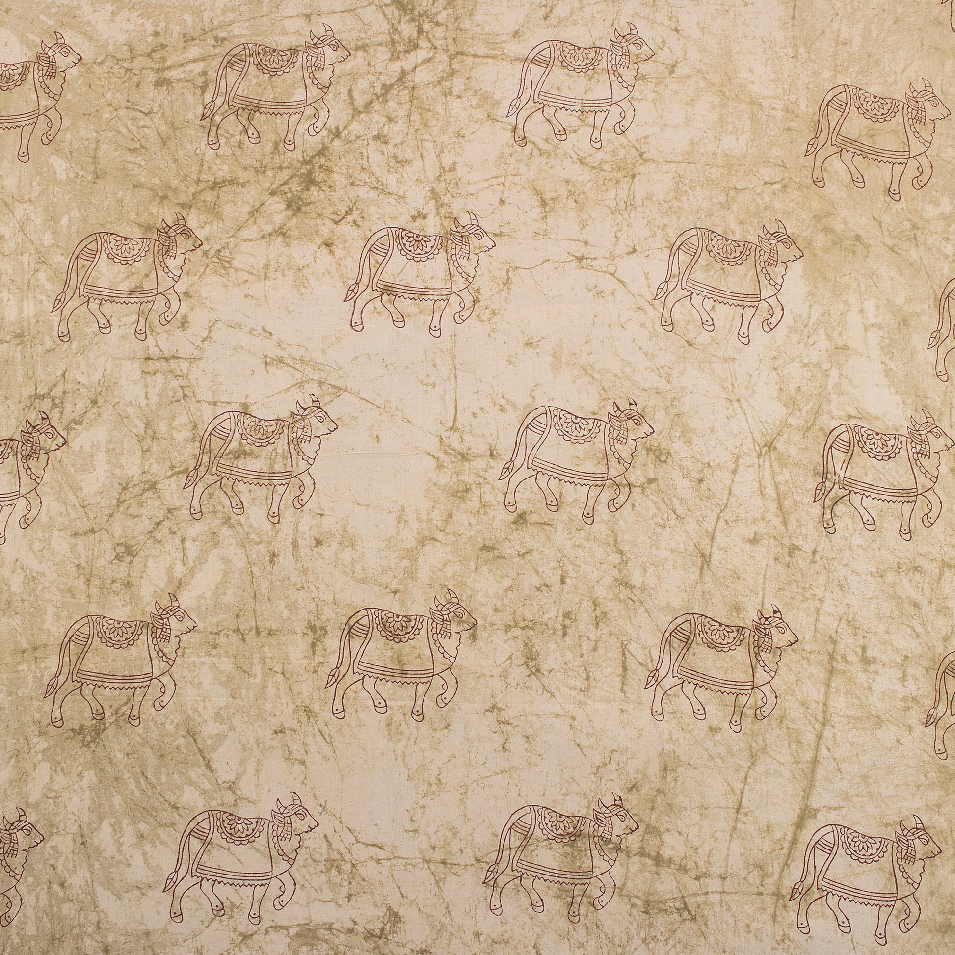 Cow Printed Soft Cotton Fabric