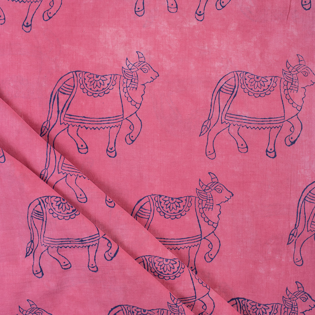 Cow Printed Pure Cotton Fabric