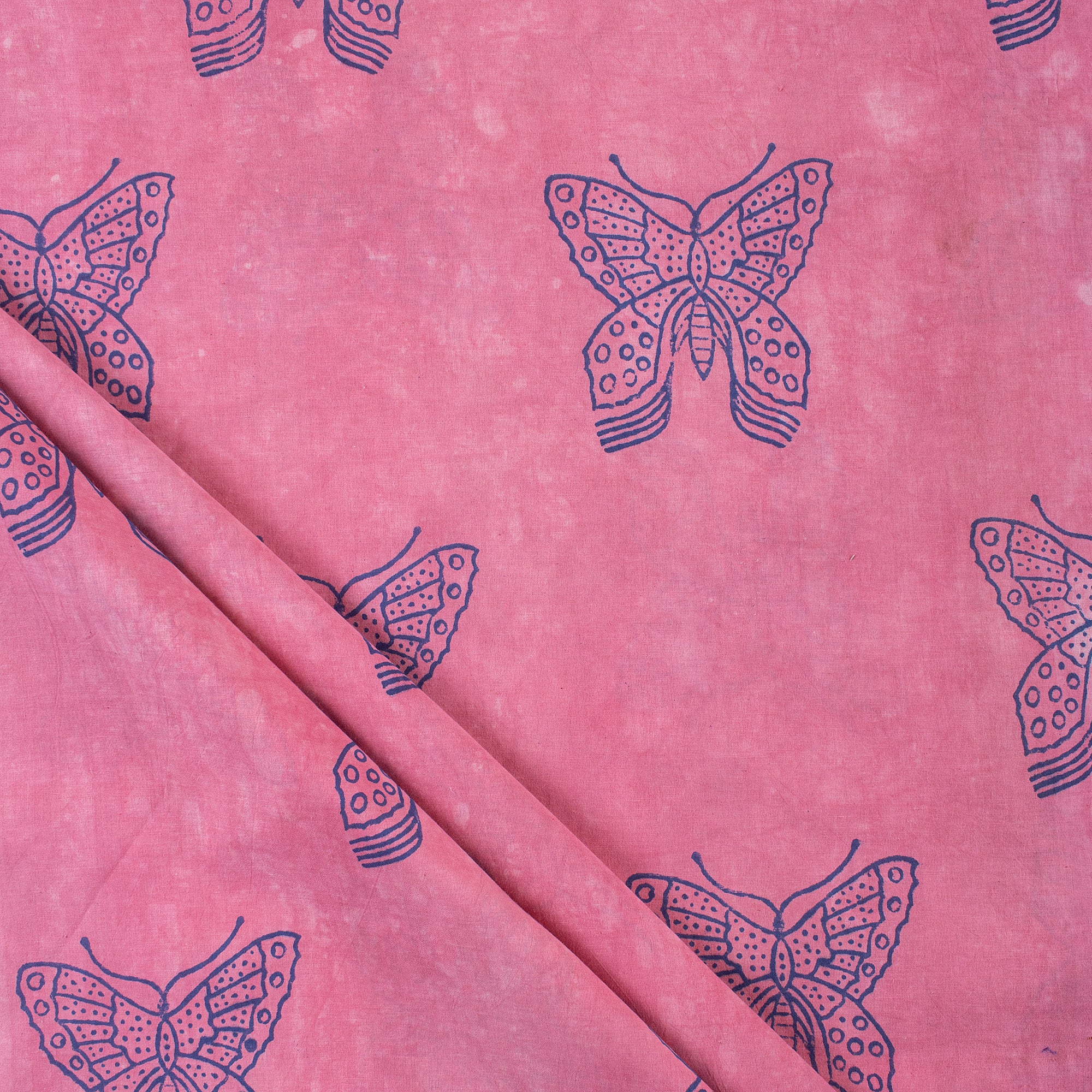 Butterfly Dabu Print Fabric