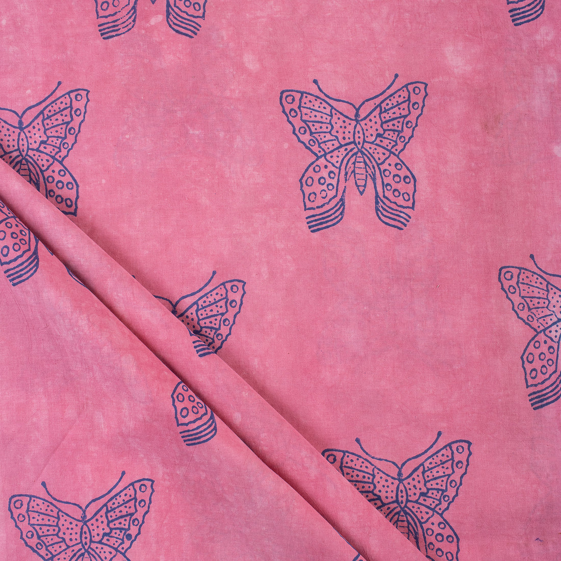 Butterfly Dabu Print Fabric