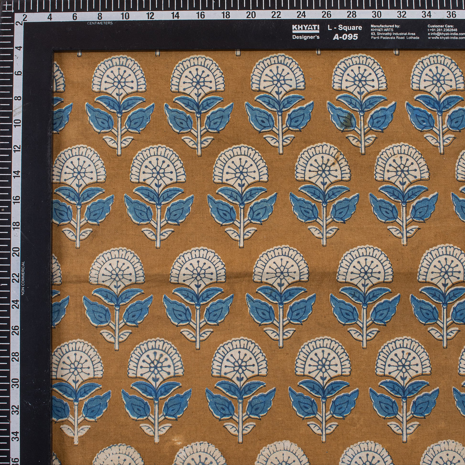Dabu Floral Print Soft Cotton Fabric