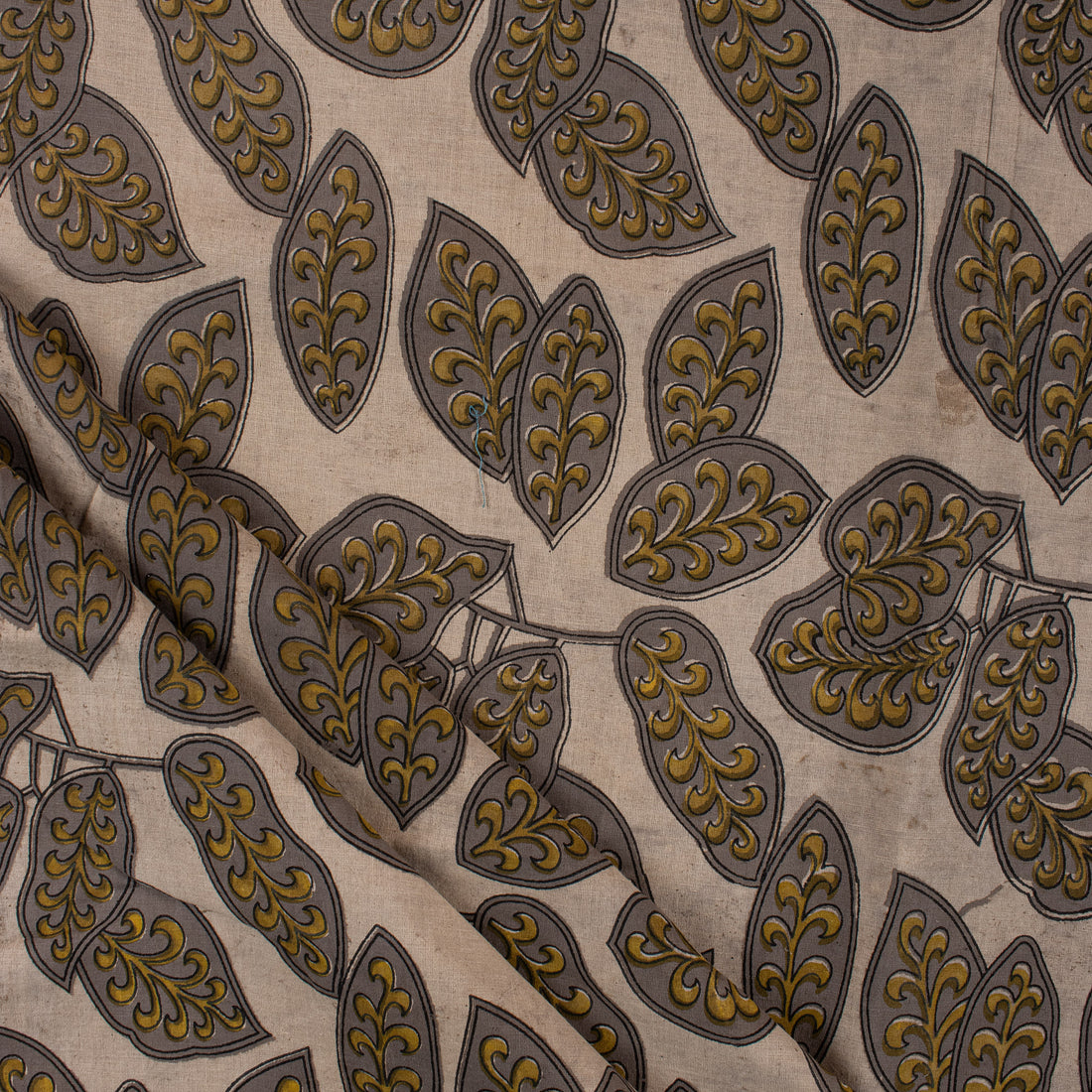 Leaf Dabu Print Fabric