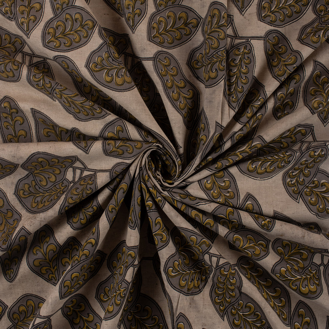 Leaf Dabu Print Fabric