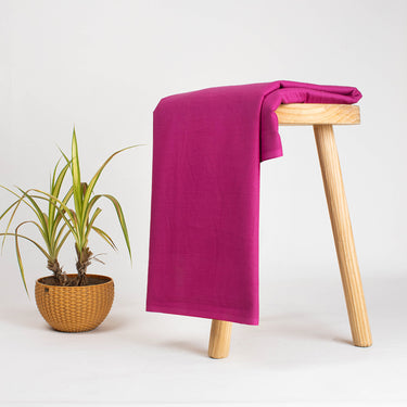 Purple Premium Pure Cotton Dyed Plain Cloth Material