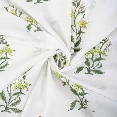 Floral Hand Block Print Jaipur Cotton Material