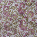 New Paisley Hand Block Printed Cotton Jaipuri Fabric Online