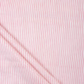 Pink Striped Printed Cotton Fabric