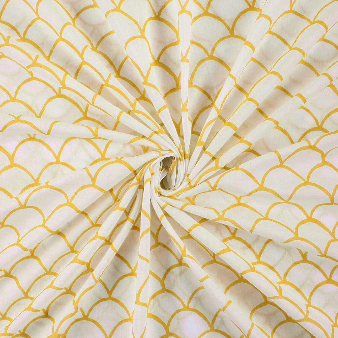 Yellow Voile Premium Cotton Fabric