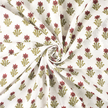 Handmade Hand Block Printed Soft High Quality Fabric