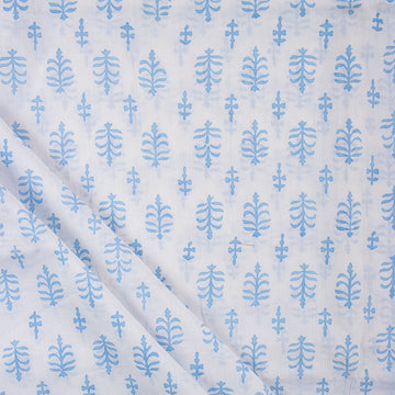 Hand Block Voile Cotton Fabric