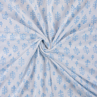 Hand Block Voile Cotton Fabric