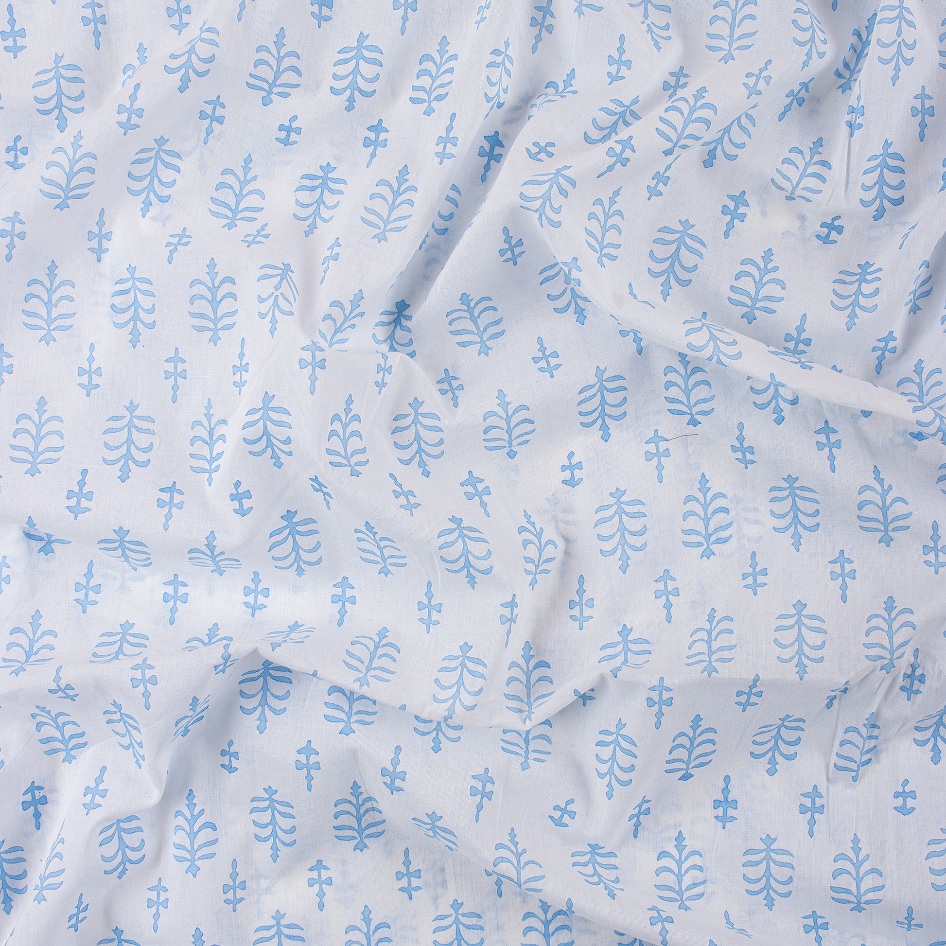 Hand Block Voile Cotton Fabric