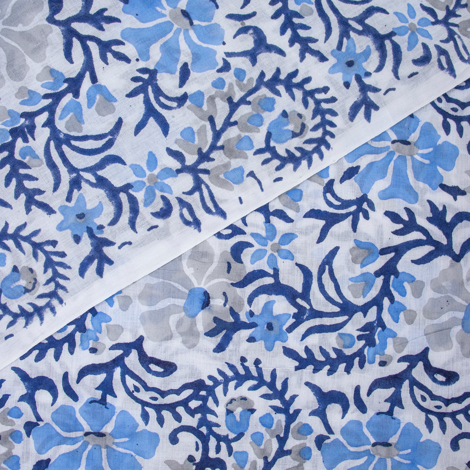 Jaipuri Block print Fabric Organic Cotton Material Online