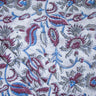 Hand Block Cotton Flower Printed Fabric Online