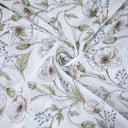 Floral Block Printed Cotton Soft Cotton Fabric For Dress Material