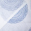 Jaipur Cotton Material Hand Block Blue Rangoli Printed Fabric Online