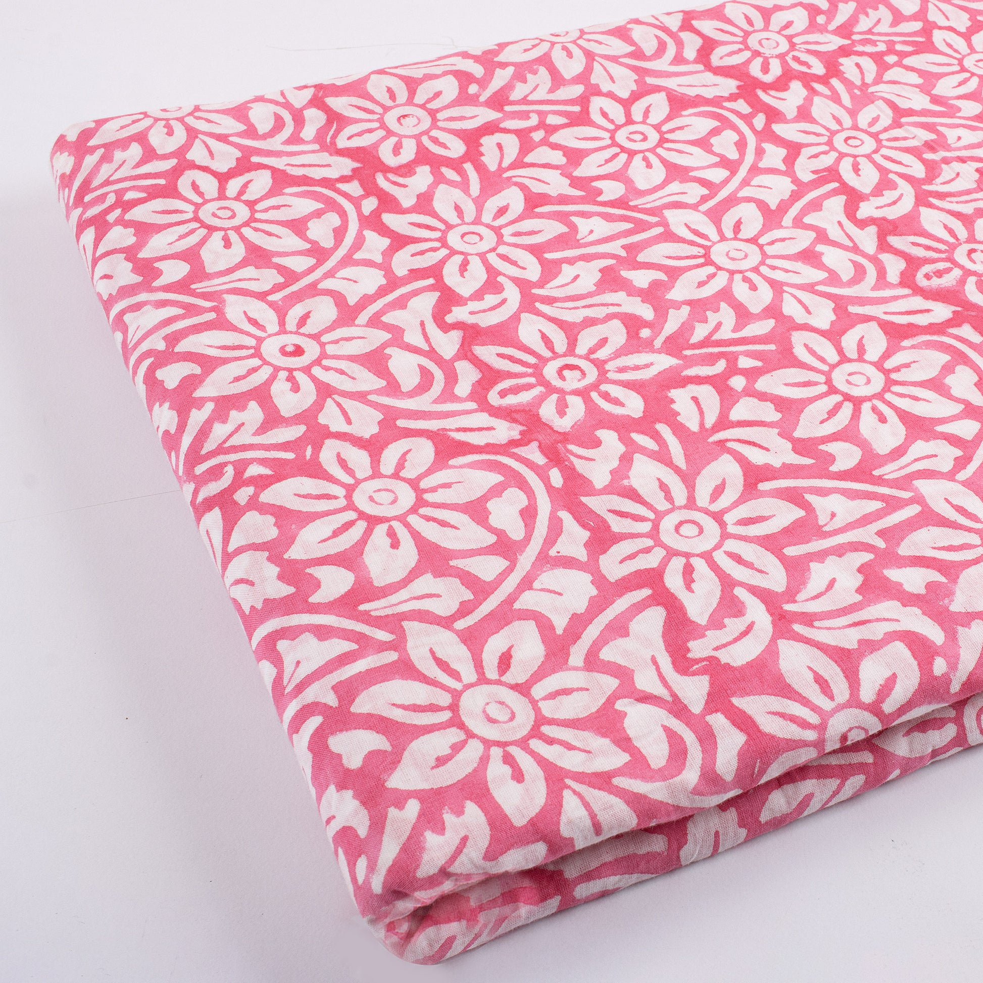 Floral Print Cotton Running Fabric