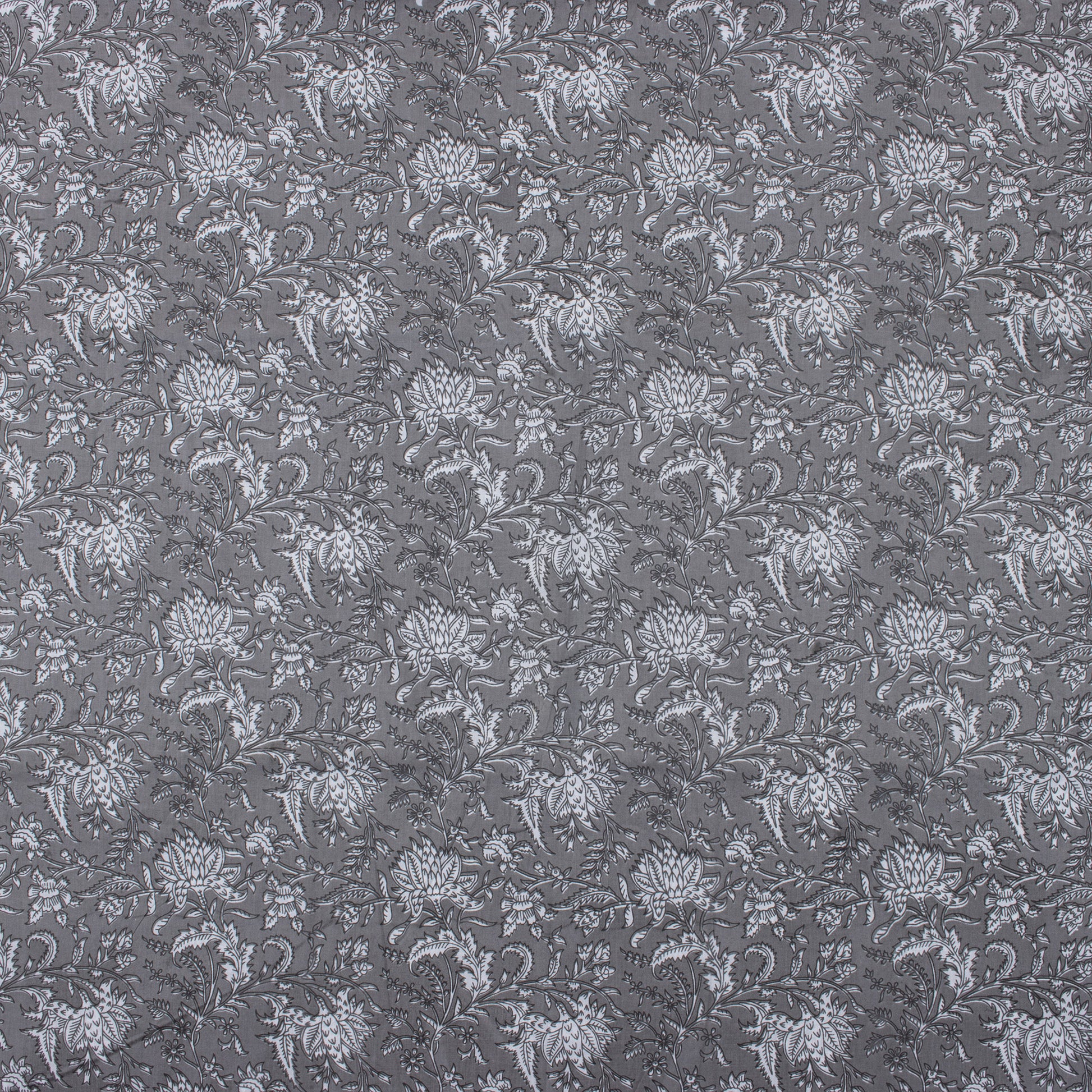 Grey 100% Pure Cotton Fabric