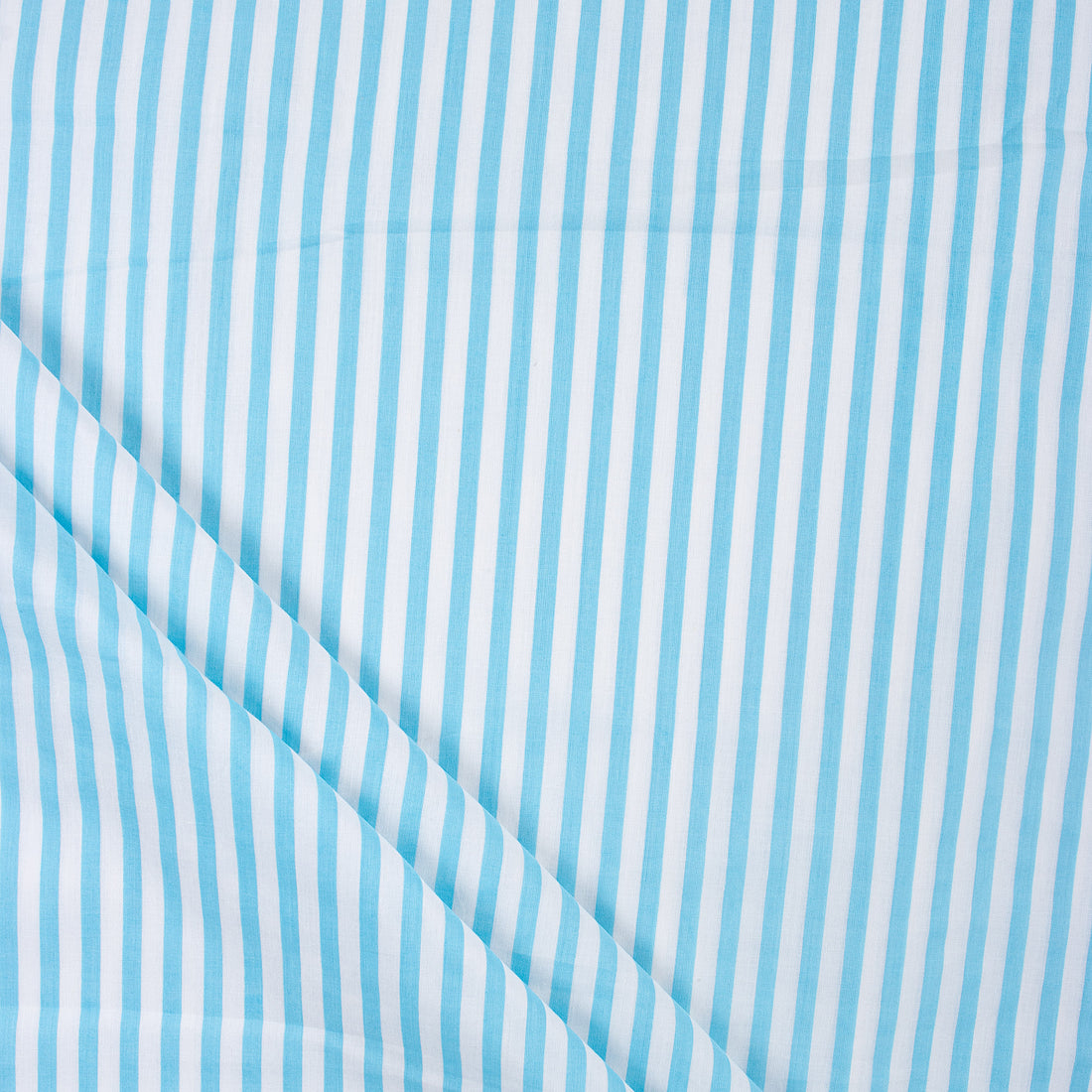 Hand Block Stripes Printed Cotton Fabric Online