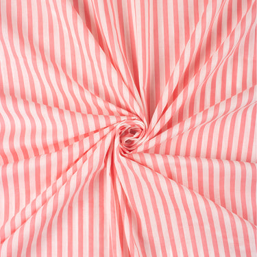 Premium Voile Jaipur Hand Block Striped Print Fabric