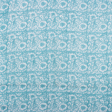 Hand Block Printed Cotton Dress Fabric