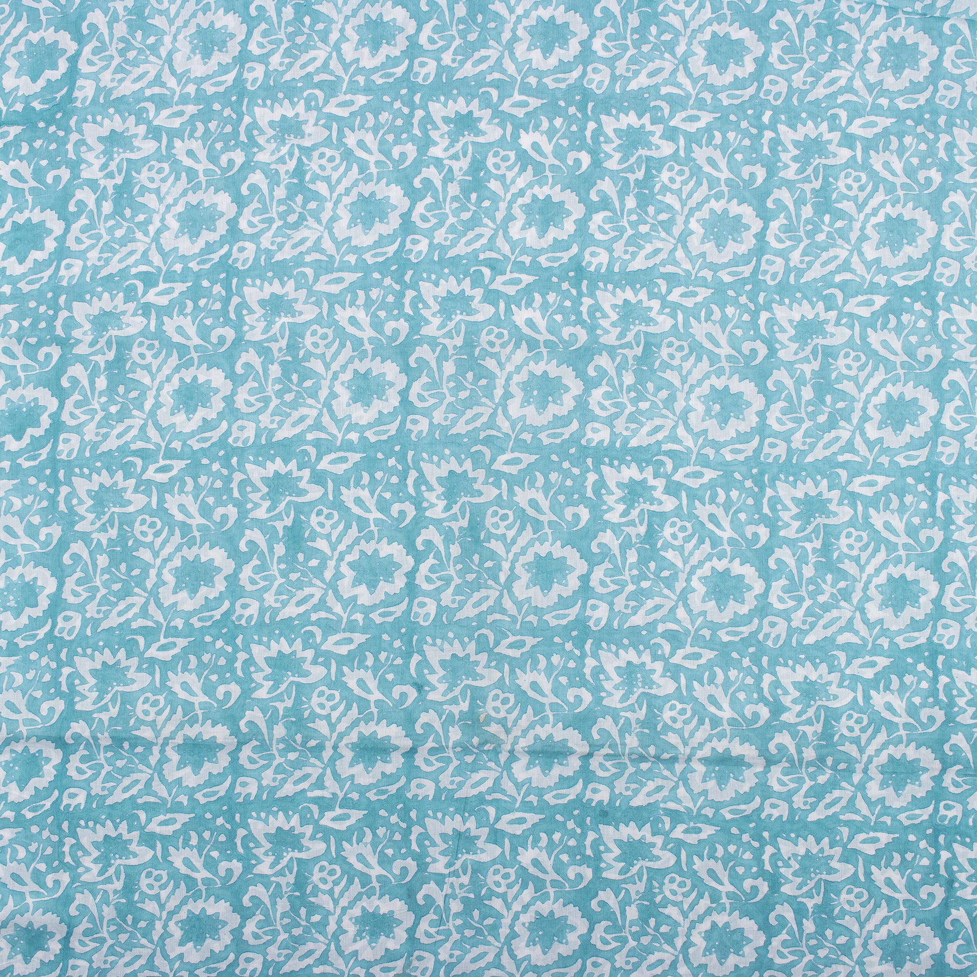 Hand Block Printed Cotton Dress Fabric