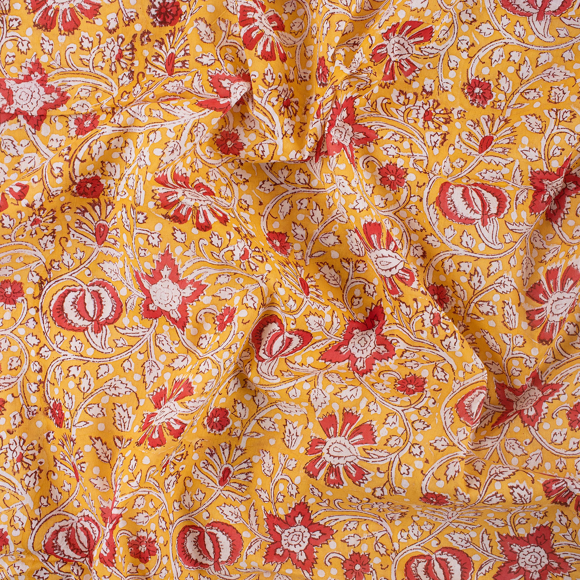 Softest New Hand Block Printed Pure Cotton Fabric