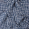 Blue Geometrical Printed Cotton Fabric