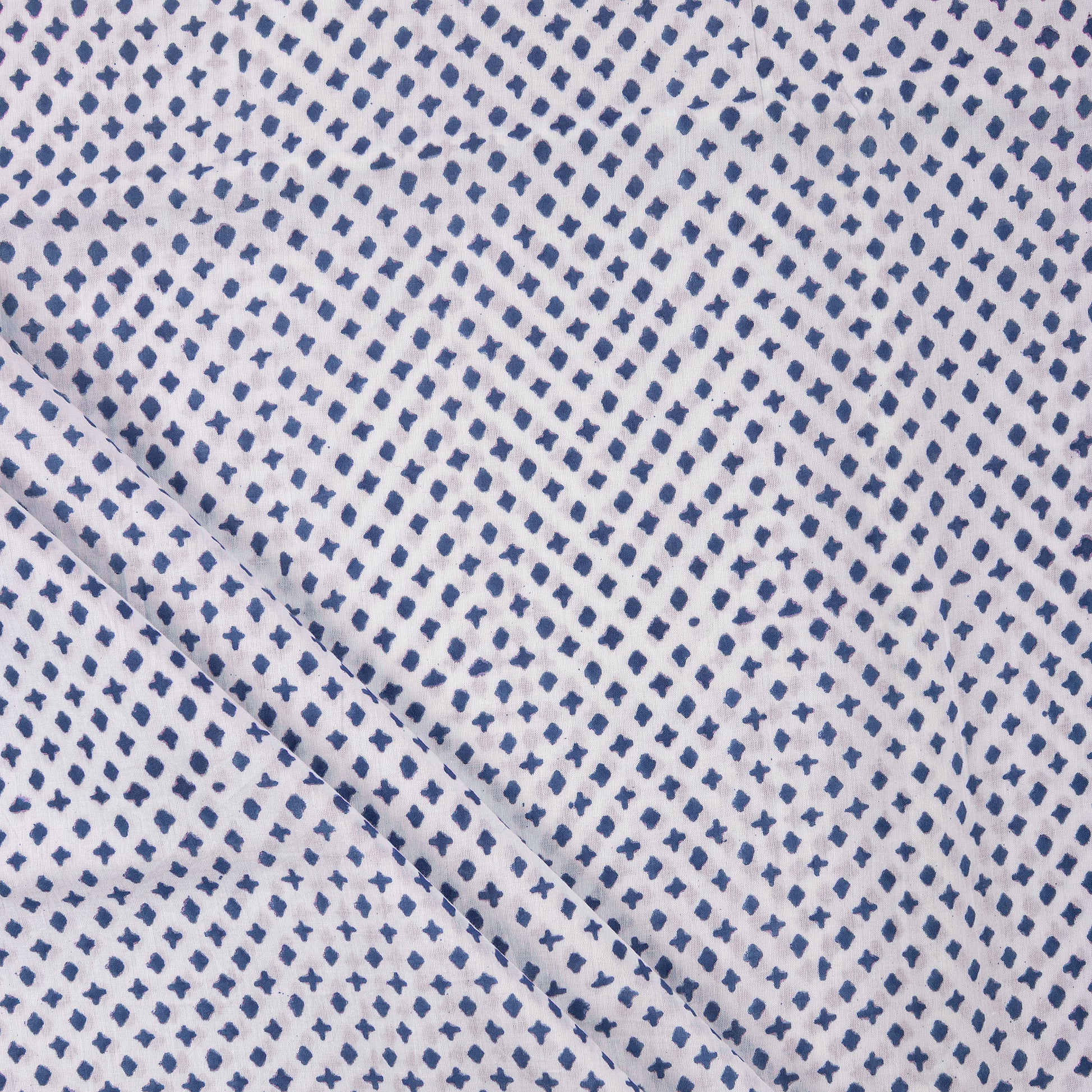 Blue Star Printed Latest Fabric Material